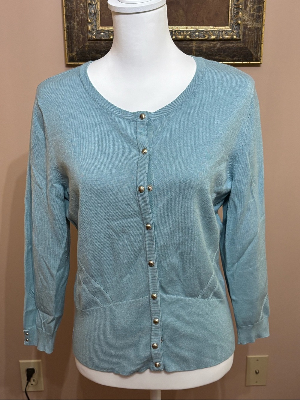 Seafoam Women's Button-Front Sweater Cardigan